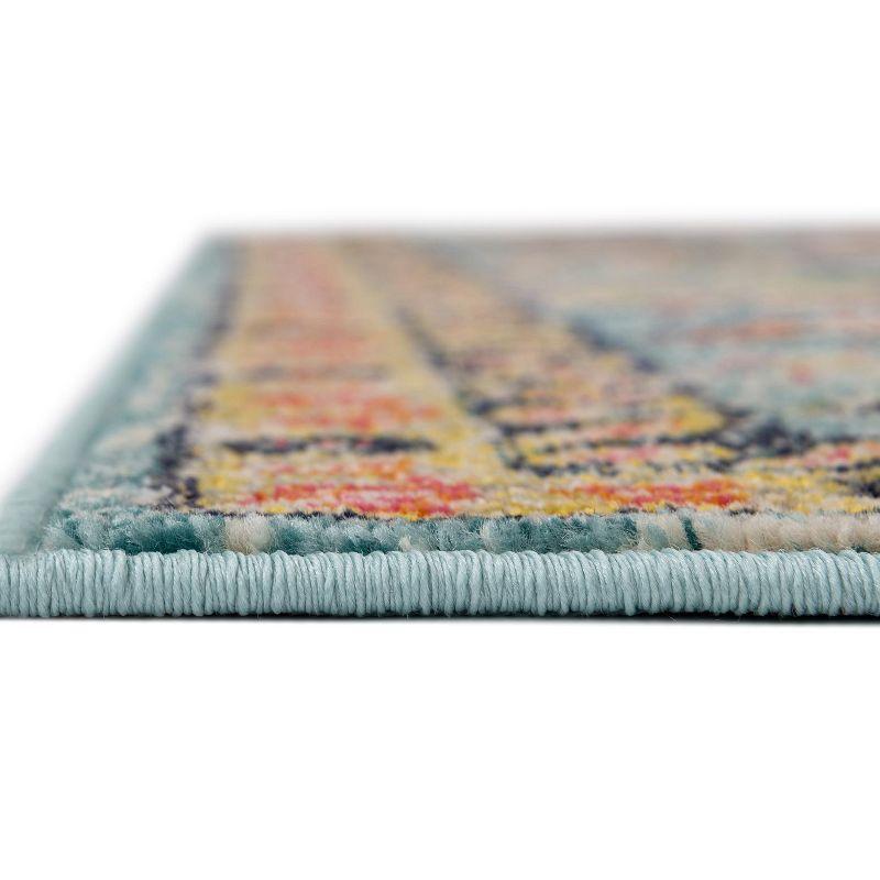 Unique Loom Monterey Collection Area Rug - Adobe (8'  x 10' Rectangle Blue/Beige)