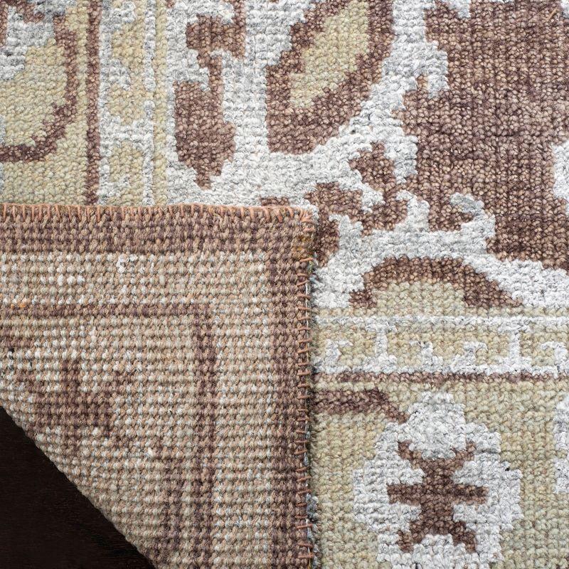 Stone Wash STW216 Hand Knotted Runner Rug - Charcoal - 2'6"x8' - Safavieh.