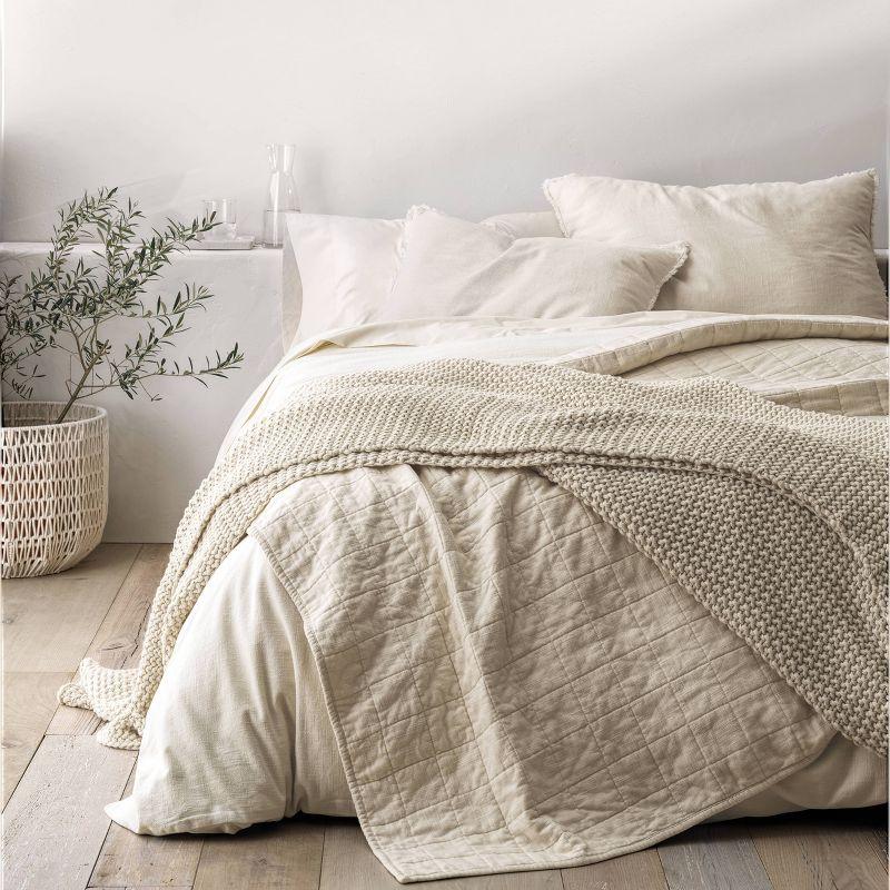 Heavyweight Linen Blend Quilt - Casaluna™