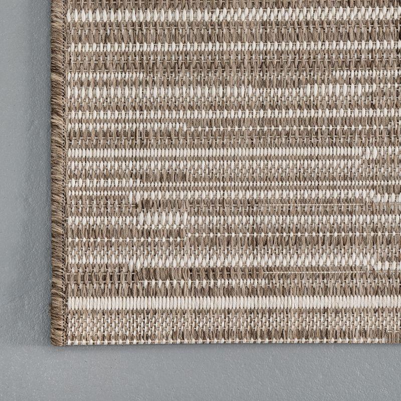 Nuloom Shirlene Stripes Indoor and Outdoor Patio Area Rug 5x7, Beige