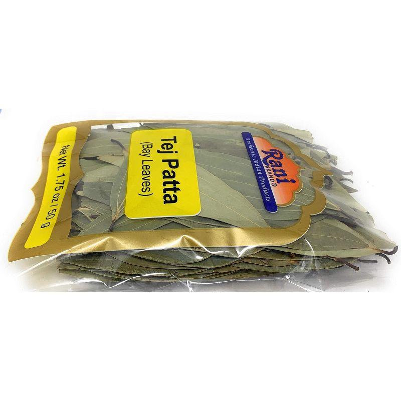 Bay Leaves Whole Hand Selected Extra Large - 1.75oz (50g) - Rani Brand Authentic Indian Products