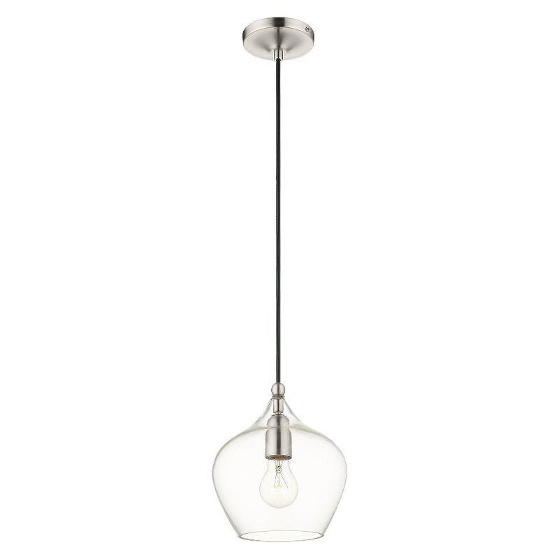 Livex Lighting Pendants 1 - Light Pendant in  Brushed Nickel