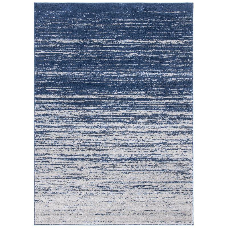 Adirondack ADR113 Machine Made Indoor Accent Rug - Navy/Grey - 3'x5' - Safavieh
