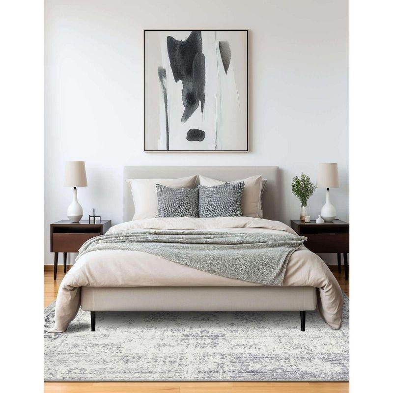 Unique Loom 8' 0 x 8' 0 Sofia Casino Gray Area Rug