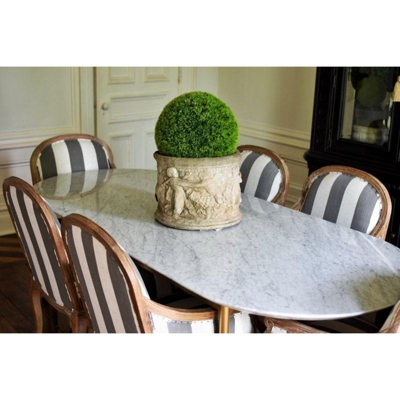 Esther Arm Chair - MCR4575B - Grey/White - Safavieh