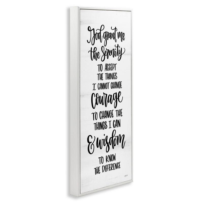 Stupell Industries Religious Serenity Courage & Wisdom, 10" x 24"