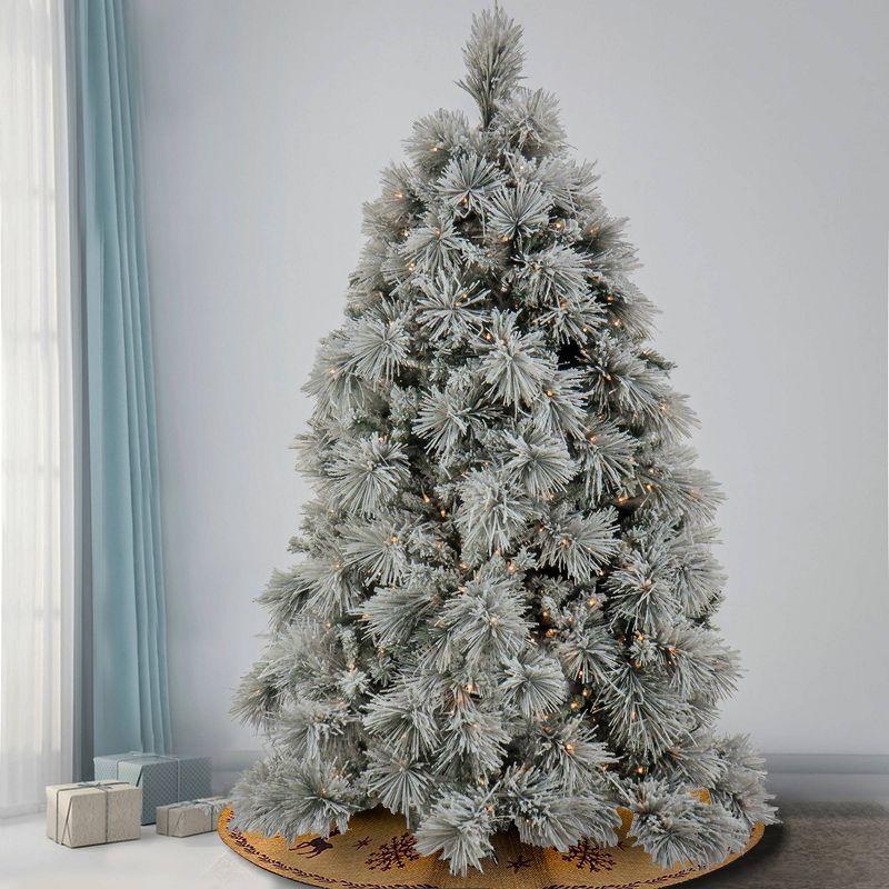 HGTV Home Collection Lighted Pine Christmas Tree