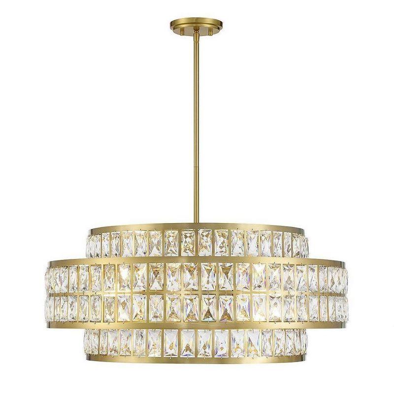 Savoy House Renzo 6 - Light Pendant in  Warm Brass