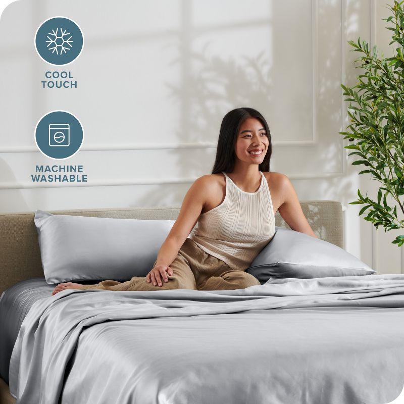 Bare Home Satin Sheet Set