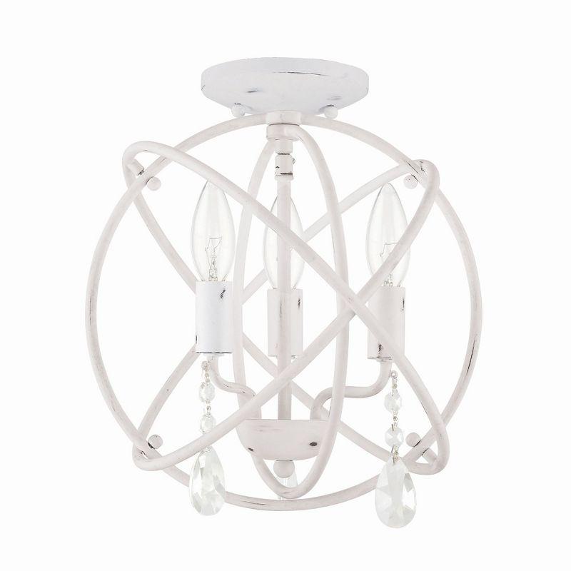 Livex Lighting Aria 3 - Light Chandelier in  Antique White