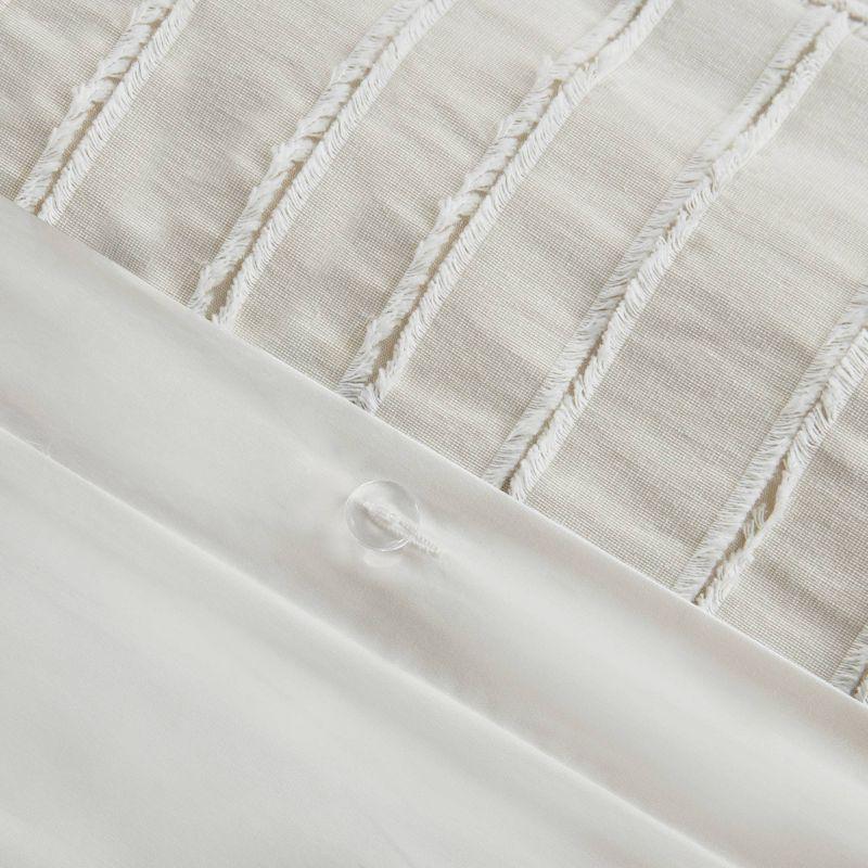 Madison Park Signature Madison Park Signature Essence Oversized Cotton Clipped Jacquard Comforter Set