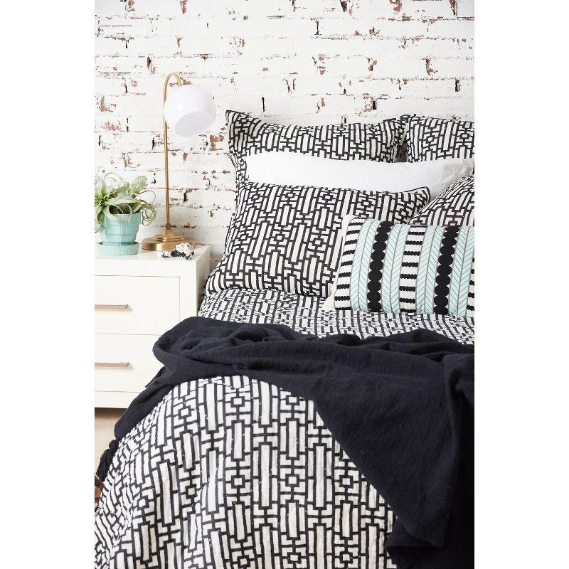 carol & frank 26" x 26" Naya Geometric Cotton Euro Sham - Machine Washable