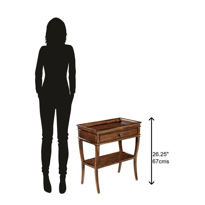 Hekman Square Lamp Table 11109 Macadamia