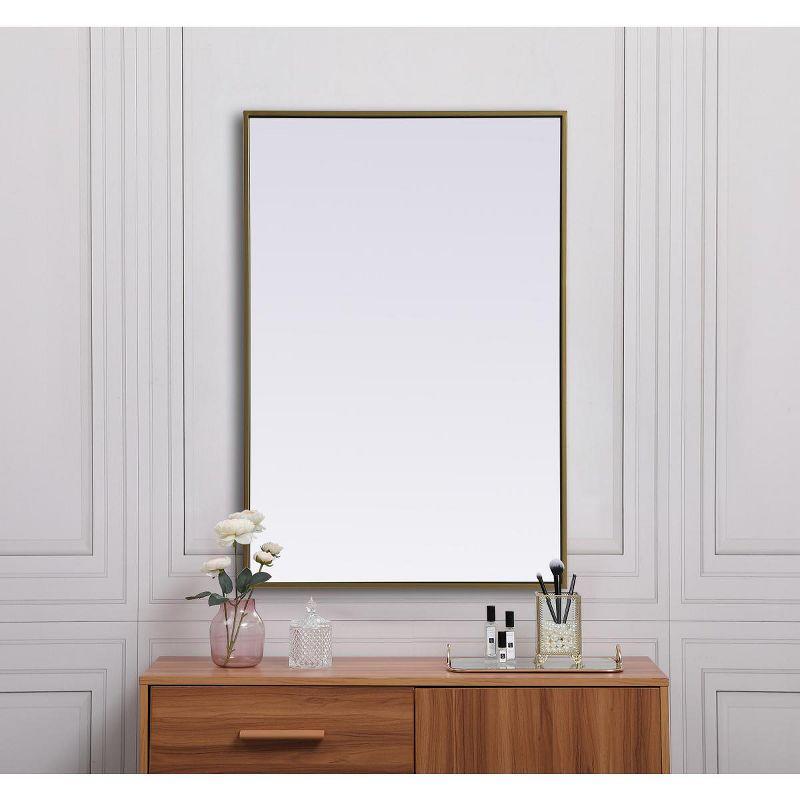 Sabine Metal Rectangle Wall Mirror