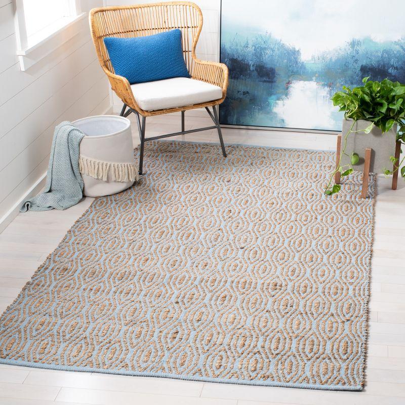 Bourne Hand Woven 80% Jute, 20% Cotton Geometric Rug