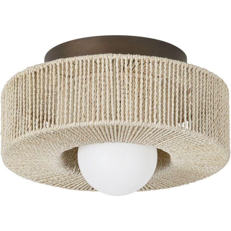 Embeth Flush Mount Light - Bronze / 14"Dia