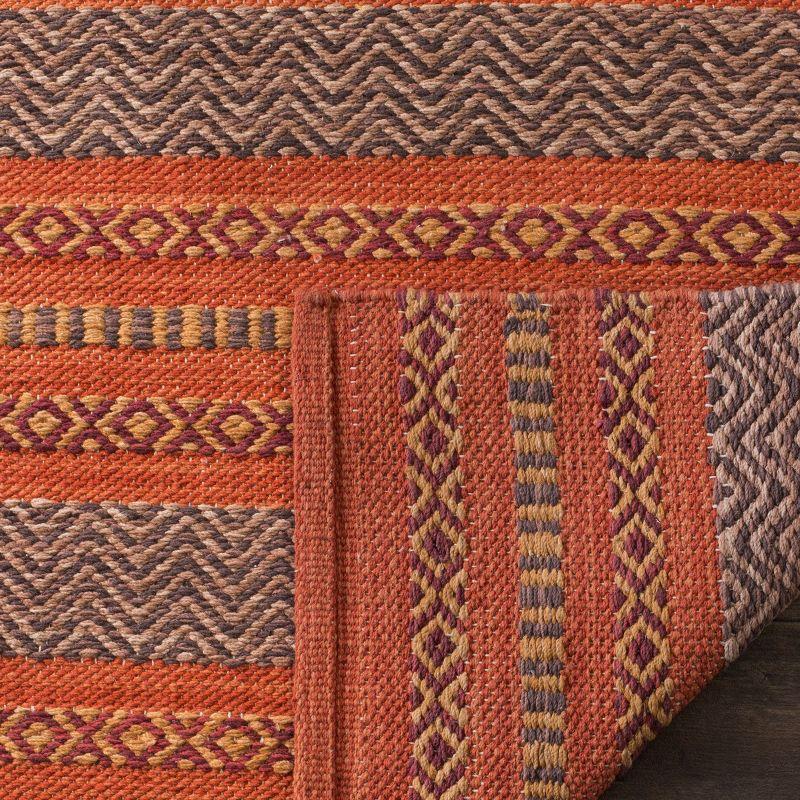 Montauk MTK214 Hand Woven Indoor Accent Rug - Orange/Red - 2'6"x4' - Safavieh.