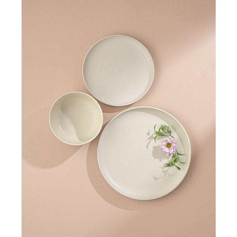 JoyJolt Mesa 6pc Stoneware 10.5" Dinner plate set