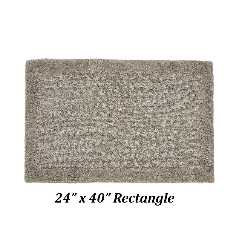 Better Trends Edge 100% Cotton Tufted Reversible Bath Rug 24" x 40" Rectangle - Beige