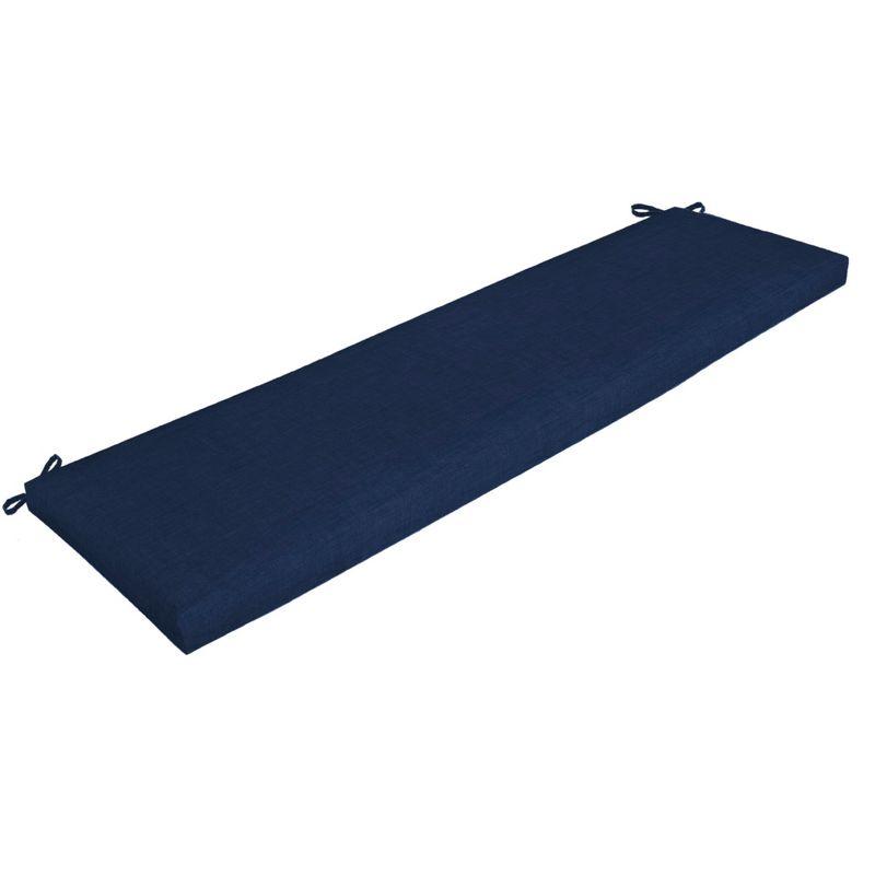 Outdoor bench cushion is 46"L x 17" W x 3''T