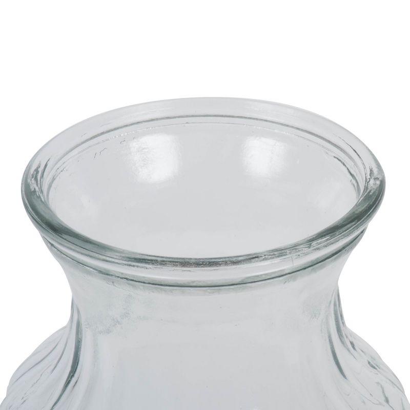 Vickerman 8" Clear Rose Vase. Includes two pieces per set.