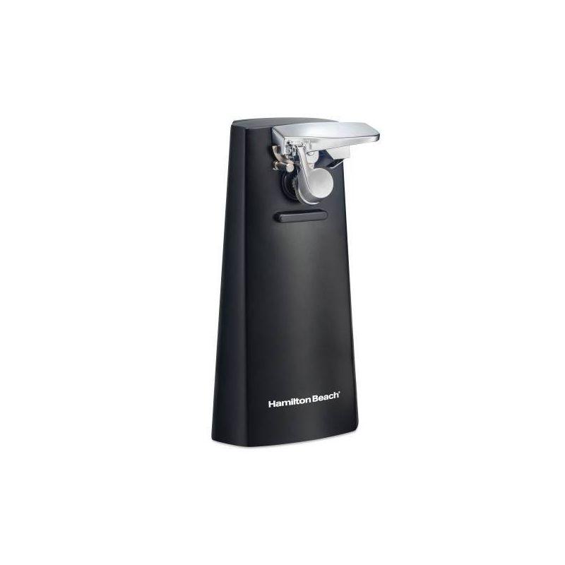 Hamilton Beach Black Extra-Tall Electric Can Opener with Knife Sharpener