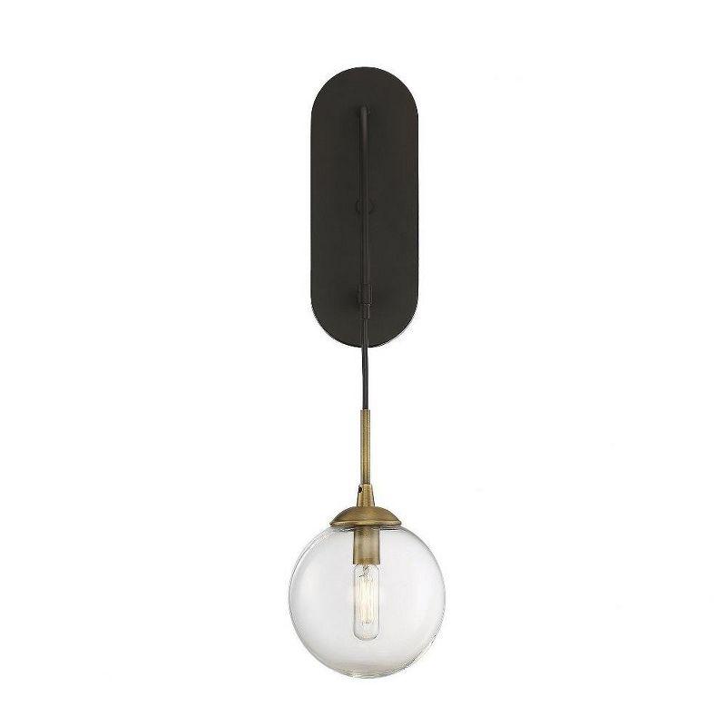 Savoy House Fulton 1 - Light Wall Light in  English Bronze/Warm Brass