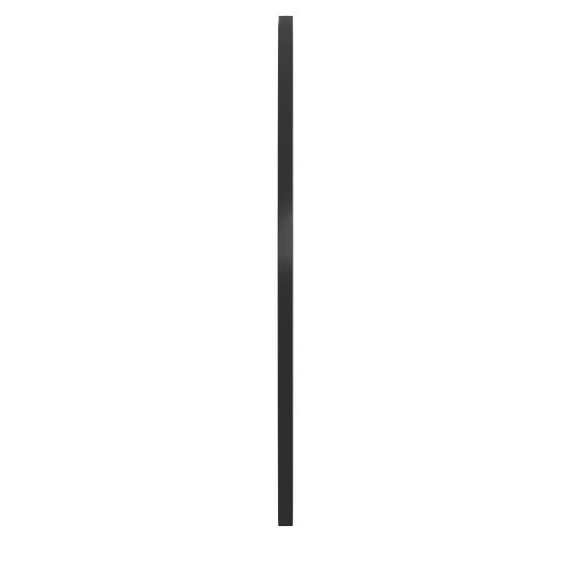Merrick Lane 30" Round Accent Wall Mirror in Black with Metal Frame for Bathroom, Vanity, Entryway, Dining Room, & Living Room