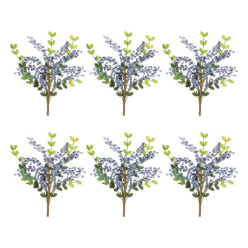 Melrose Berry Leaf Spray (Set of 6)