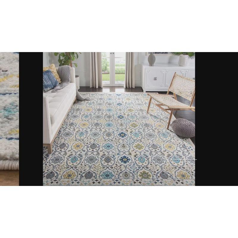 Evoke EVK210 Power Loomed Area Rug - Gold/Ivory - 8'x10' - Safavieh.