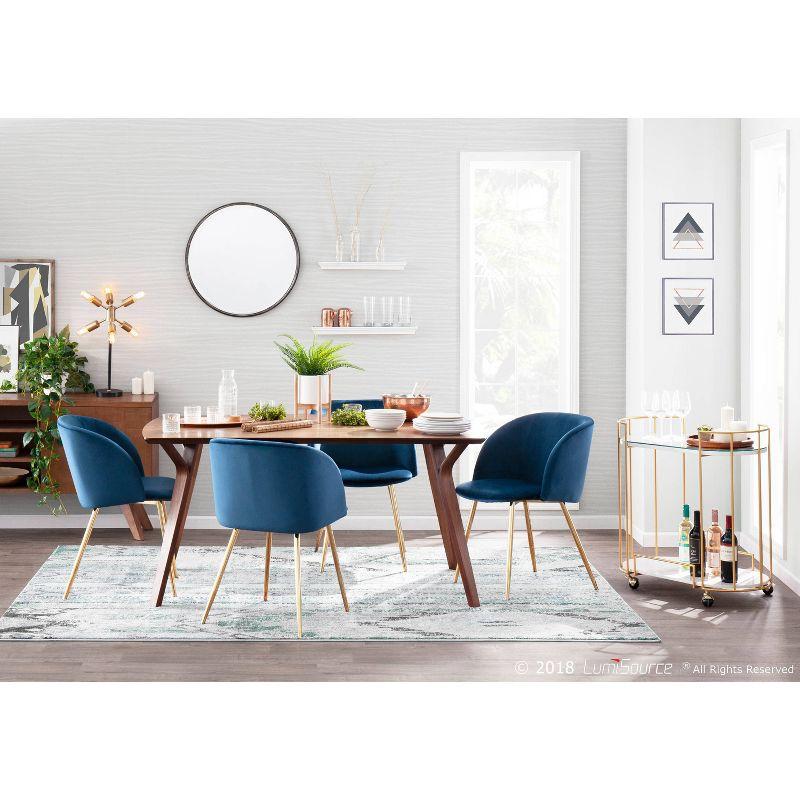 Terrance 18.5'' H Velvet Upholstered Parsons Chair