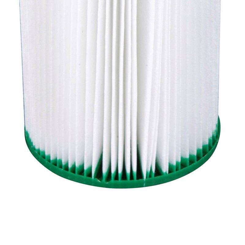 Coleman 90357E Type III A/C 1000 and 1500 GPH Replacement Filter Swimming Pool Cartridge Compatible with Most Coleman Power Round Frame Pools (6 Pack)