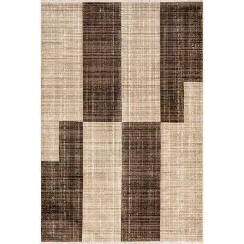 Nuloom Cedarwood Fringed Area Rug, 3' 3" x 5', Brown