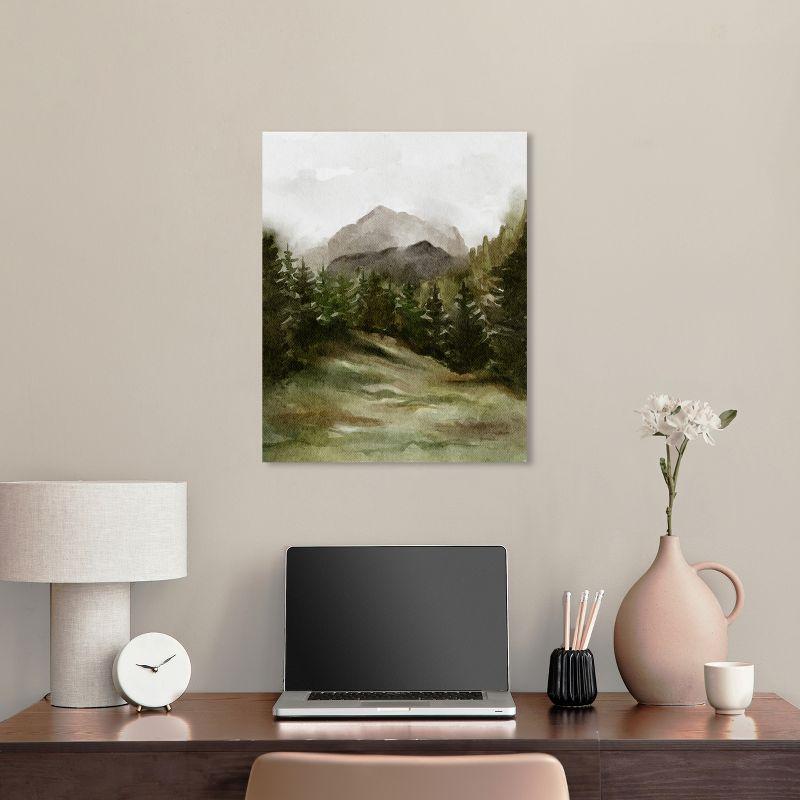 Art Remedy Watercolor Landscapes " April Woodland " by Art Remedy on Canvas