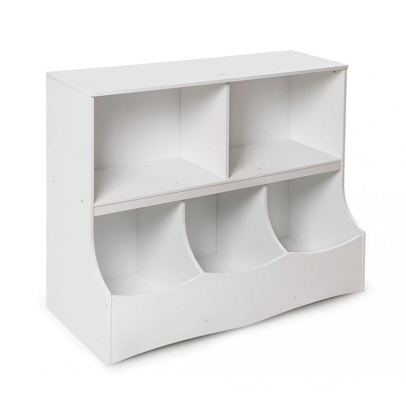 Badger Basket Multi-Bin Storage Cubby - White