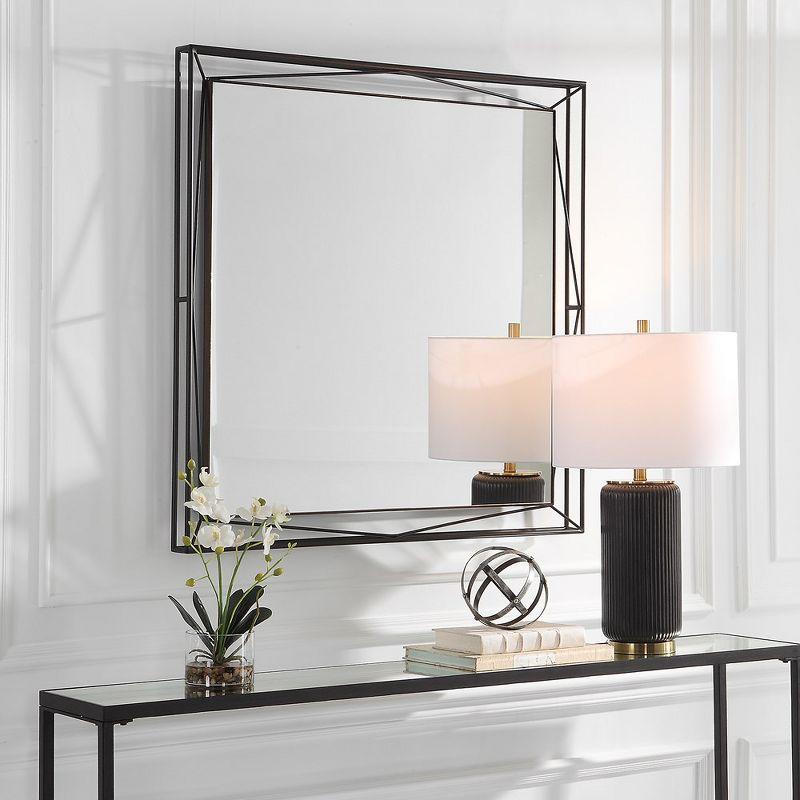 Uttermost Entangled Modern Square Mirror