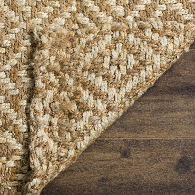 Natural Fiber NF261 Hand Woven Indoor Area Rug - Ivory/Natural - 6'x9' - Safavieh