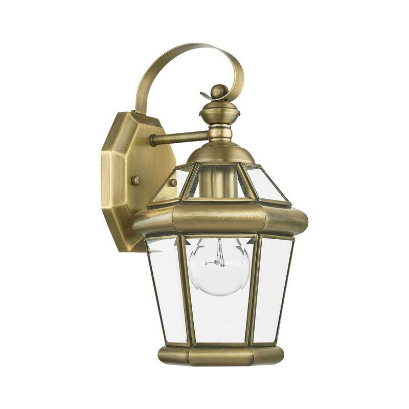 Livex Lighting Georgetown 1 - Light Wall Light in  Antique Brass