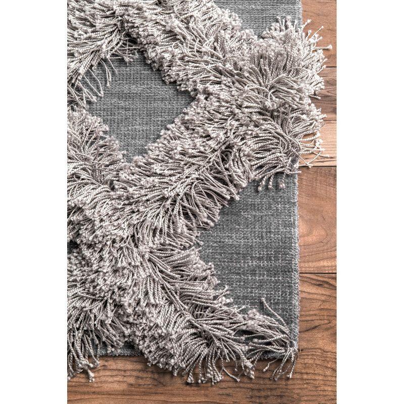 Nuloom Francene Diamond Trellis Shag Indoor Area Rug