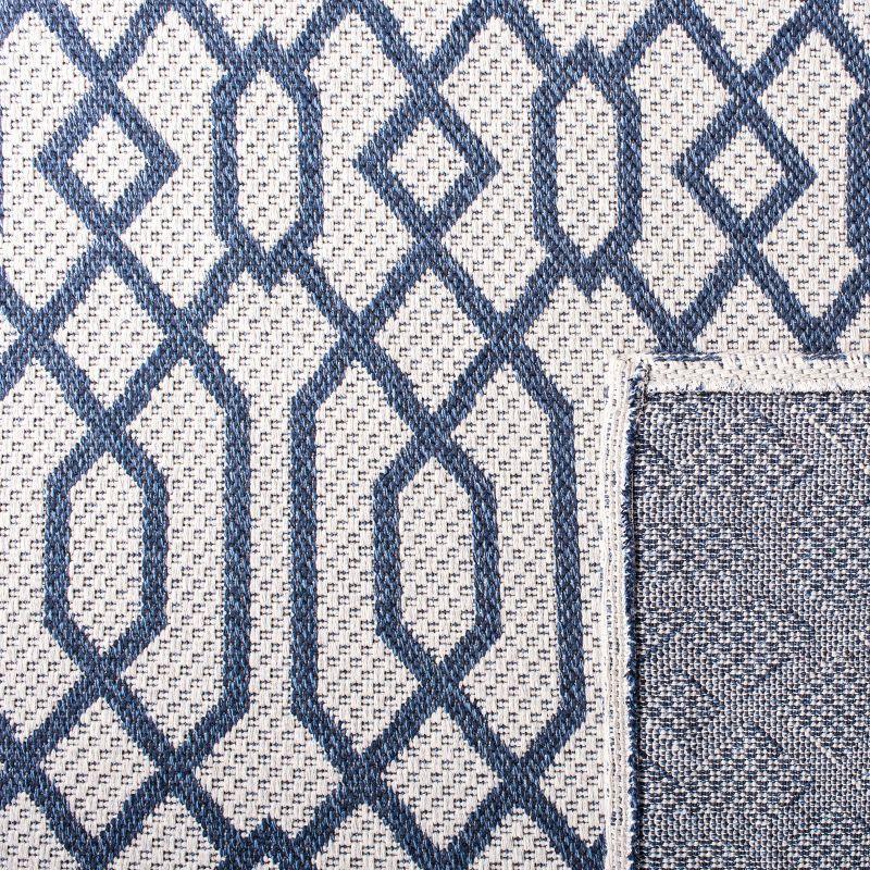 Augustine AGT421 Power Loomed Area Rug - Navy/Light Grey - 8'x10' - Safavieh.