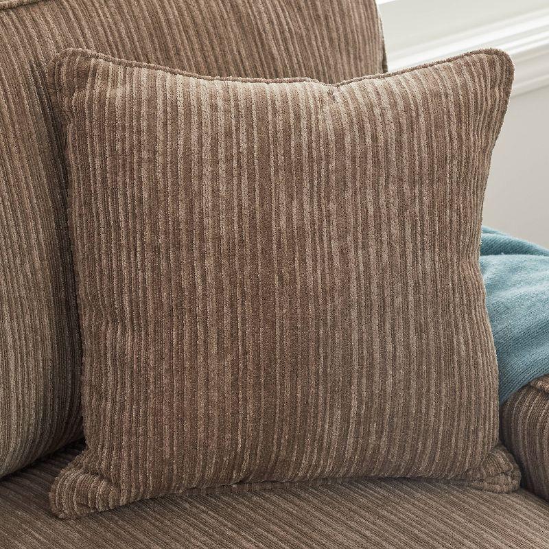 Serta Palisades 73" Track Arm Sofa, Easy Care Fabric, Soft Pillow Back, Pocket Coil Seat Cushions