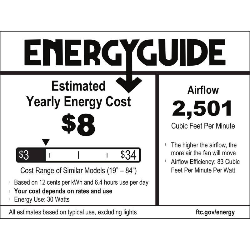 44" Hartland 5 - Blade Modern Farmhouse Indoor Ceiling Fan with Lights and Pull Chains