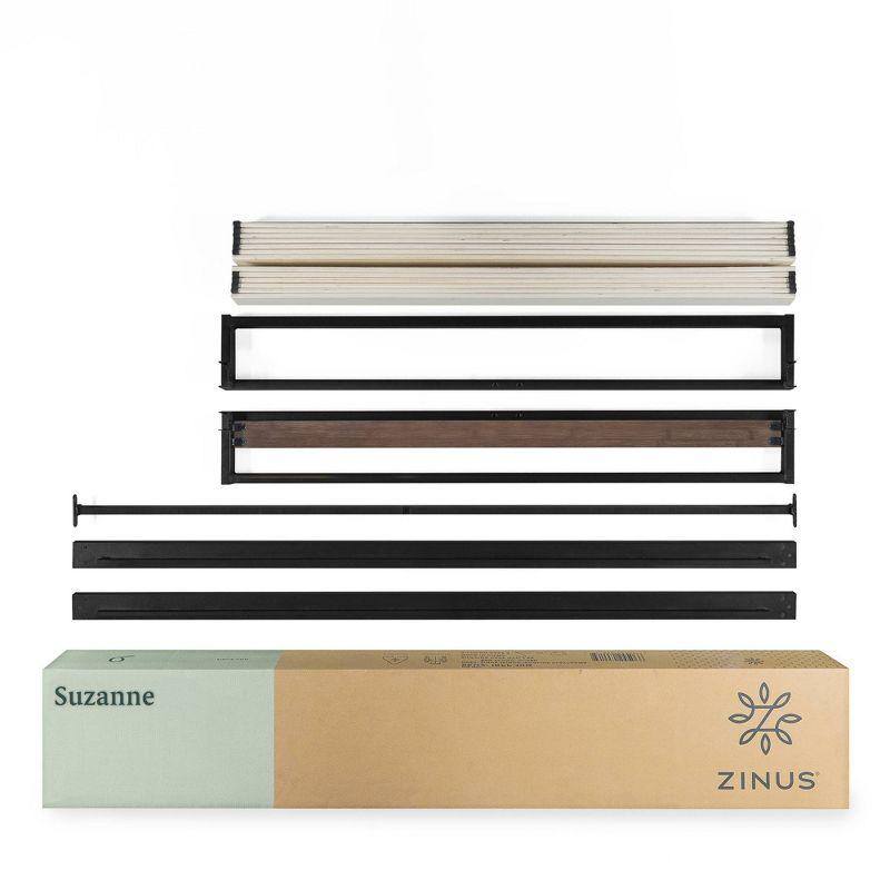 Queen 6" Suzanne Platform Bed Frame Gray Wash - Zinus