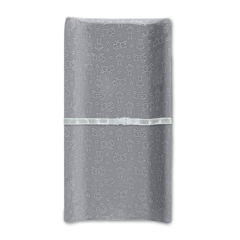 Serta Perfect Sleeper Changing Pad with Plush Cover - Gray