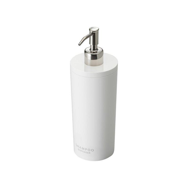 Yamazaki Home Tower Yamazaki Home Shampoo Dispenser, Contemporary Bottle Pump For Shower, Shampoo, 16.9 fluid oz.