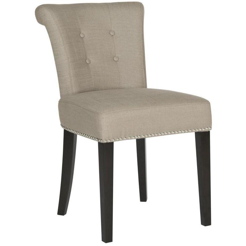 Sinclair 21''H Ring Chair (Set of 2) with Silver Nail Heads  - Safavieh