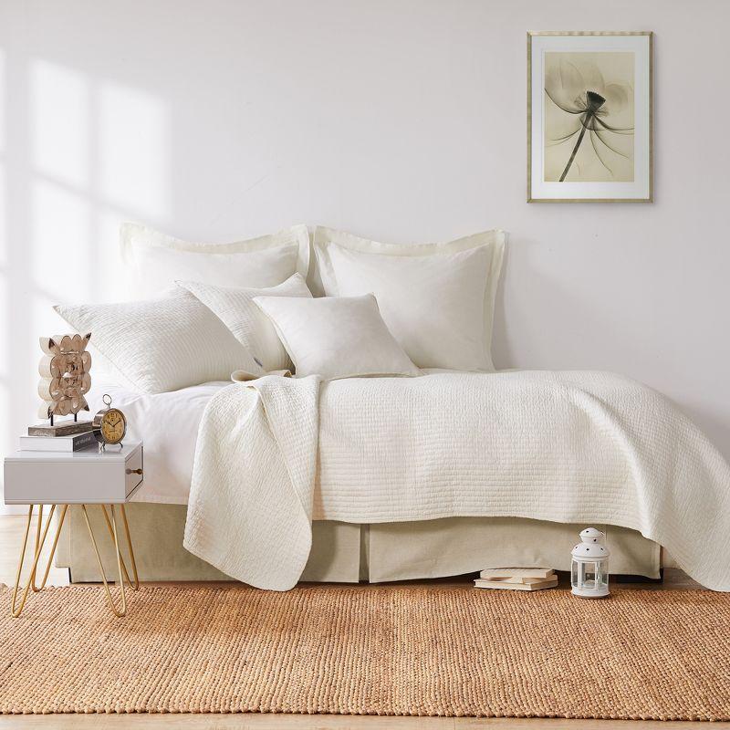 Faux Linen Twin Dust Ruffle - Levtex Home