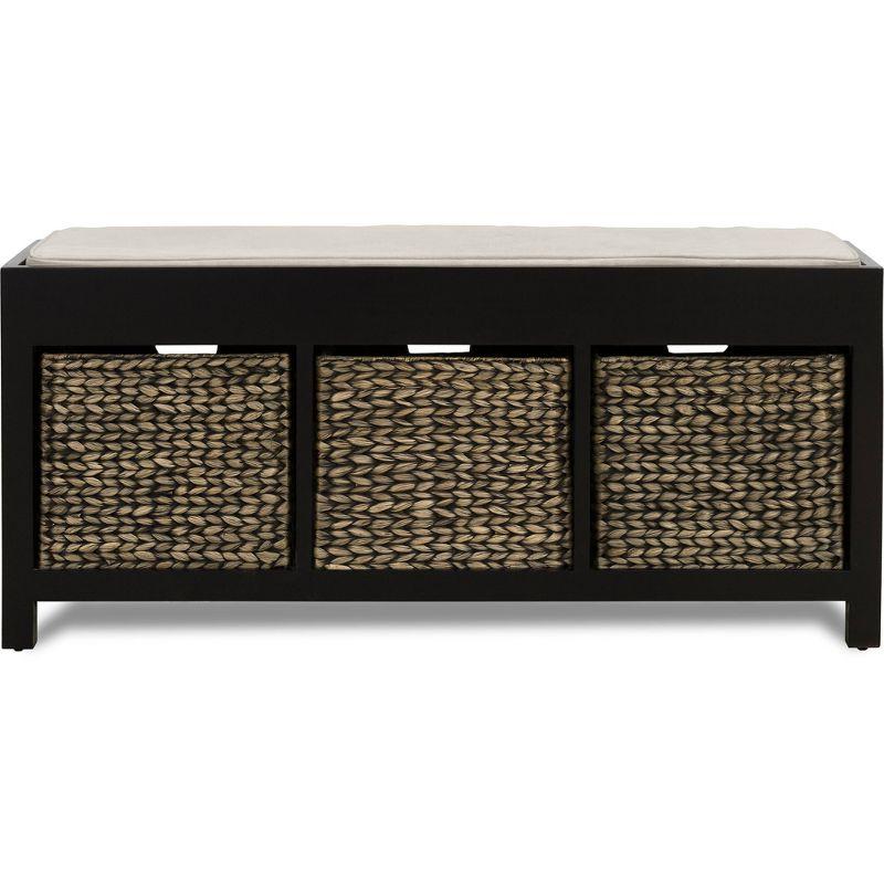 Griffin Upholstered Cubby Storage Bench