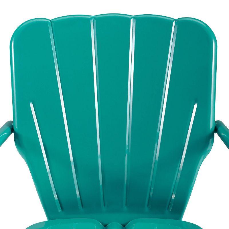 Ridgeland 2pk Outdoor Chairs - Turquoise Gloss - Crosley