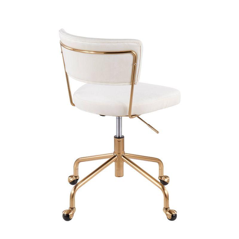 Emmy Gilded Desk Chair